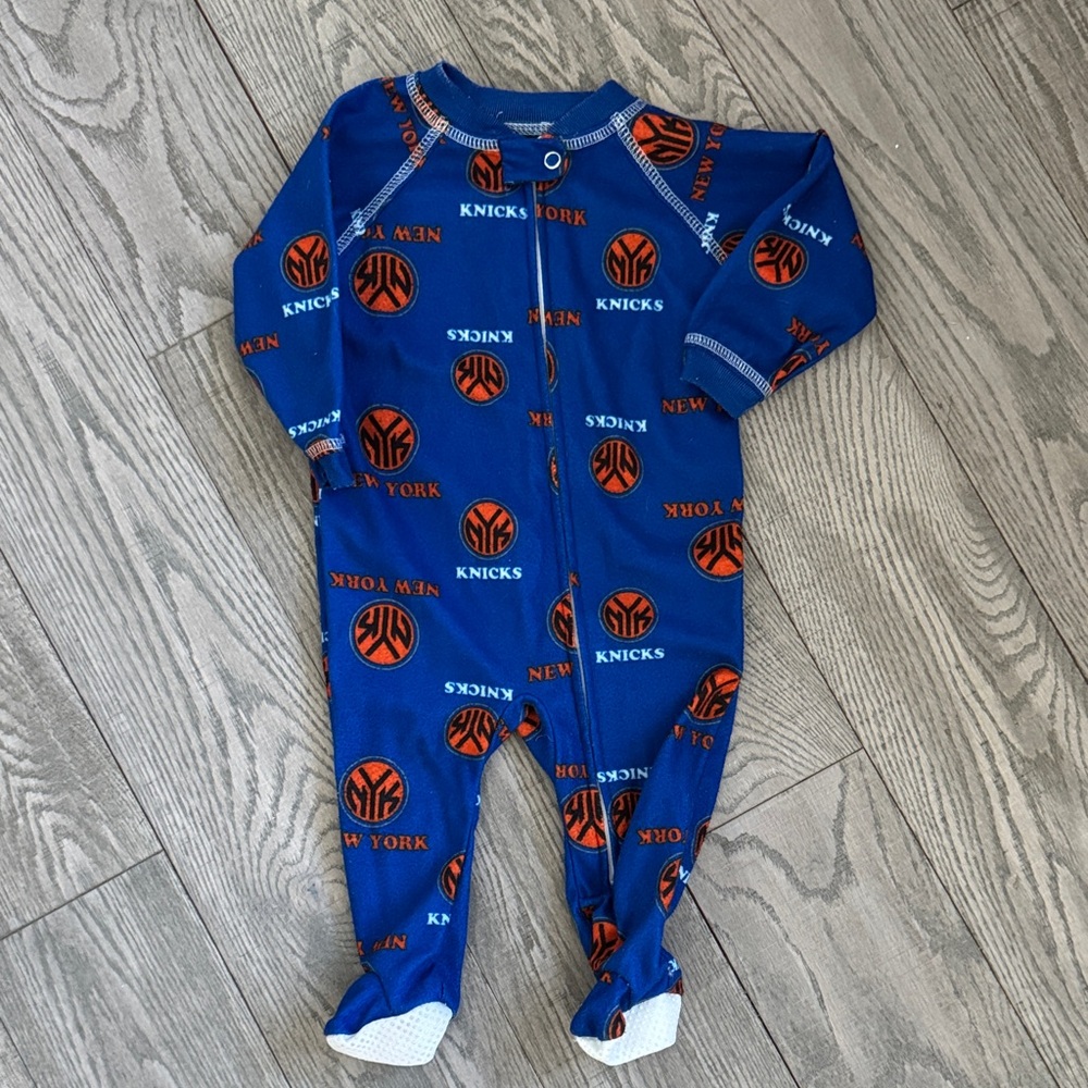 New York Knicks Blue Baby One Piece 3-6 Month